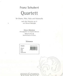 Quartet after Notturno Op. 21 by Wenzel Matiegka