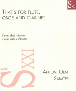 That's for Flute, Oboe and Clarinet