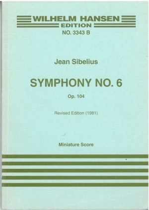 Symphony No. 6, Op. 104 Revised Edition (1981) - Miniature Score