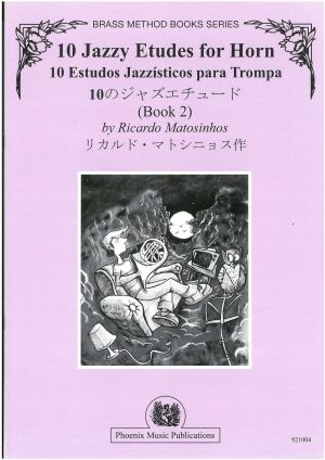 10 Jazzy Etudes for Horn - 10 Estudos Jazzísticos para Trompa - Book 2