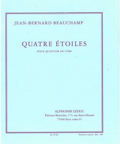 Quatre Étoiles pour Quatuor de Cors - para Quarteto de Trompas