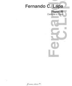 Plural III para Clarinete e Piano