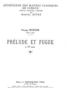 Prélude et Fugue en UT majeur