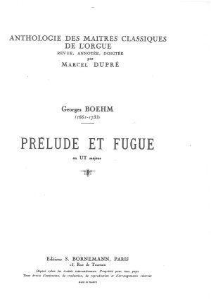 Prélude et Fugue en UT majeur