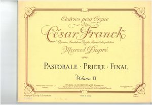 Pastorale Op. 19 - Prière Op. 20 - Final Op. 21 - Volume II