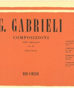 Composizioni per Organo Volume III a cura di Sandro Dalla Libera