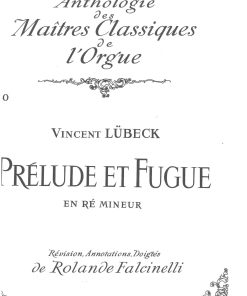 Prélude et Fugue en Ré mineur