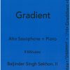 Gradient - Alto Saxophone + Piano