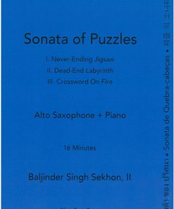 Sonata of Puzzles - Alto Saxophone and Piano / Saxofone Alto e Piano