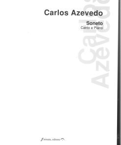 Soneto para Canto e Piano - Eu Cantei Já e agora vou Chorando...