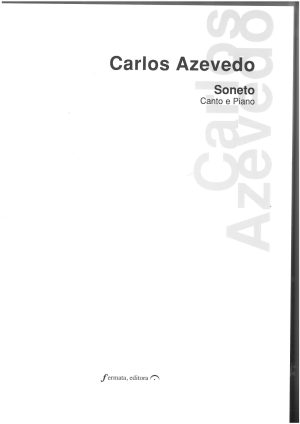 Soneto para Canto e Piano - Eu Cantei Já e agora vou Chorando...