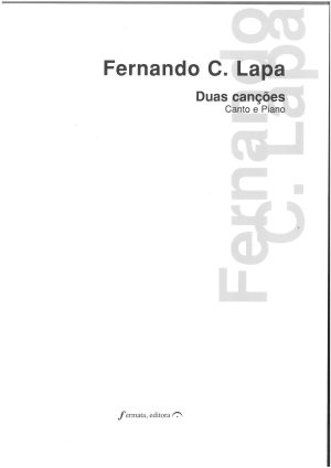 Duas Canções para Canto e Piano