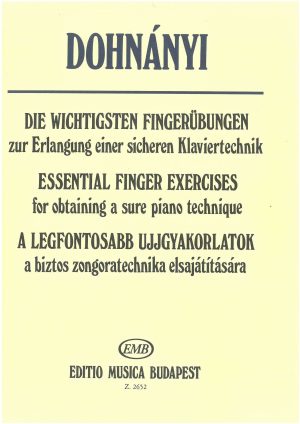 Essential Finger Exercises for obtaining a sure piano technique