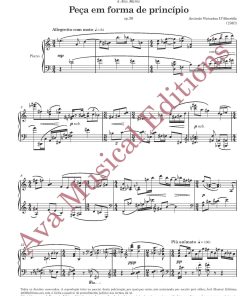 Alternative view of Peça em forma de princípio, op. 36