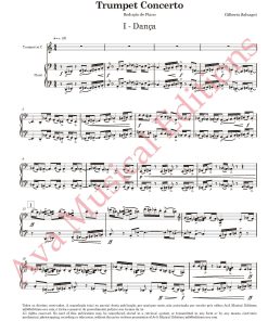 Alternative view of Trumpet Concerto, Red. Piano