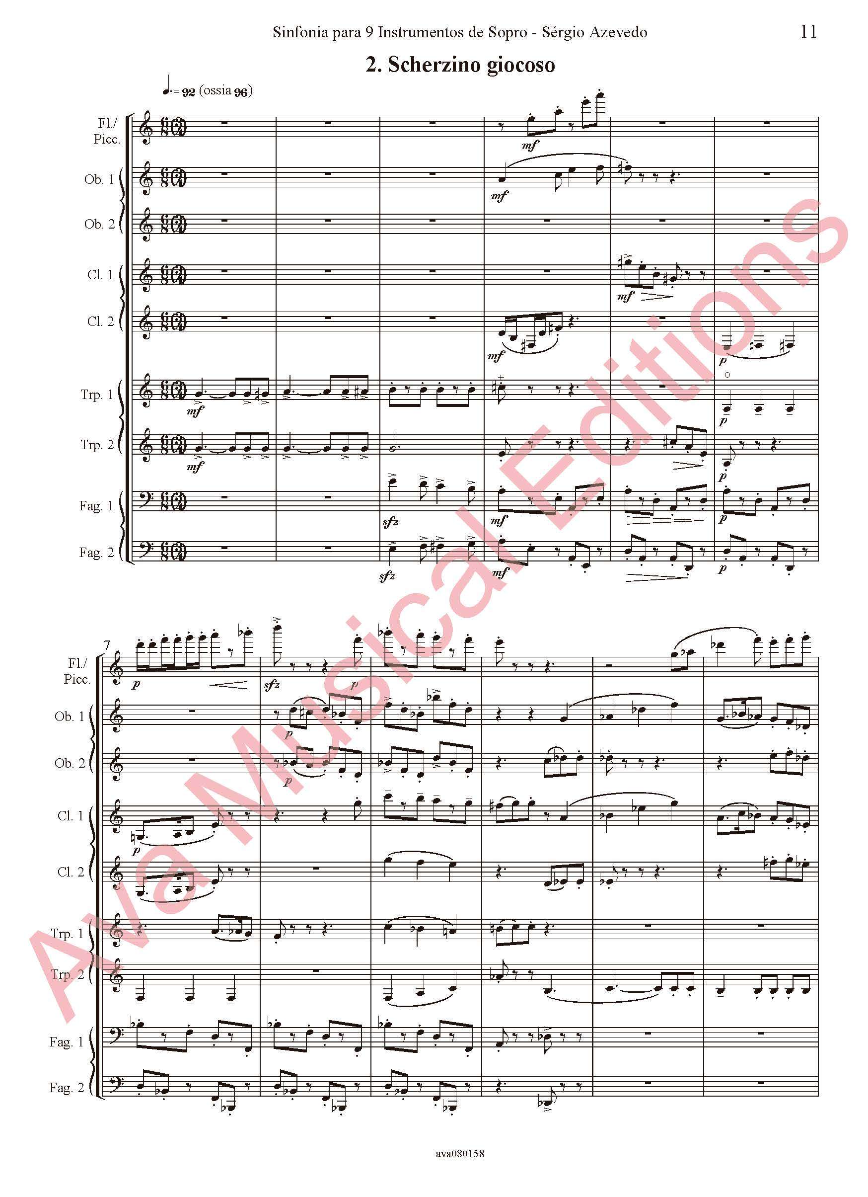 Sinfonia para 9 Instrumentos de Sopro - Image 4