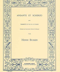 Andante et Scherzo, Op. 44 pour Trompette UT ou Sib et Piano