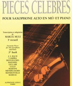 Pièces Célèbres pour Saxophone Alto en Mib et Piano - Book 3