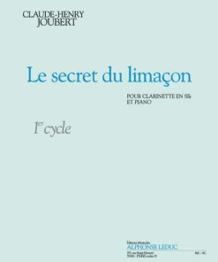 Le Secret du Limaçon pour clarinette en Sib et Piano