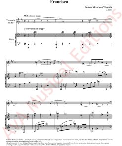 Alternative view of Francisca para Trompete e Piano