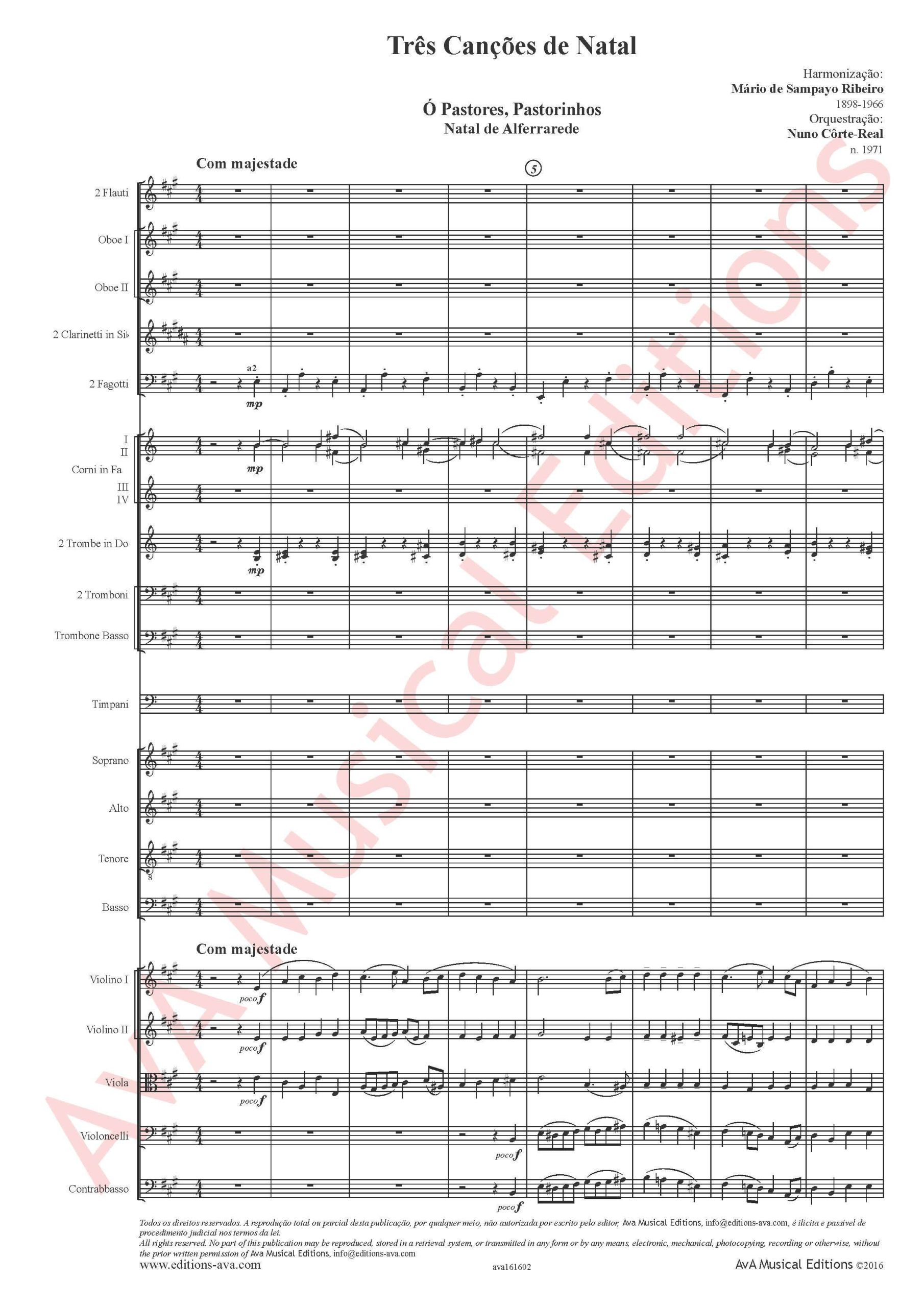 Três Canções de Natal para Coro e Orquestra - Image 2