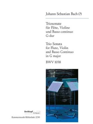 Trio Sonata for Flute, Violin and Basso Continuo in G major BWV 1038
