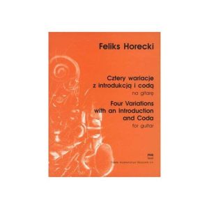Four Variations with an Introduction and Coda for Guitar