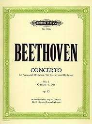 Concerto for Piano and Orchestra No. 1 in C Major Op. 15 - Piano solo and orchestral reduction