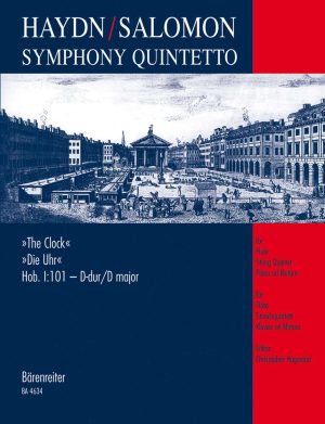 Symphony Quinteto Hob.I:101 in D major, after Symphony No. 101 The Clock