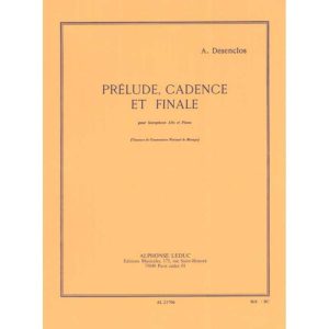 Prélude, Cadence et Finale pour Saxophone Alto et Piano