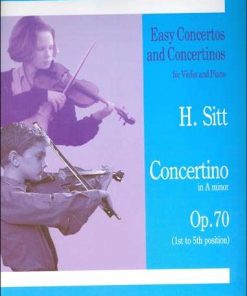 Concertino in A minor Op.70 for Violin and Piano (1st to 5th position)