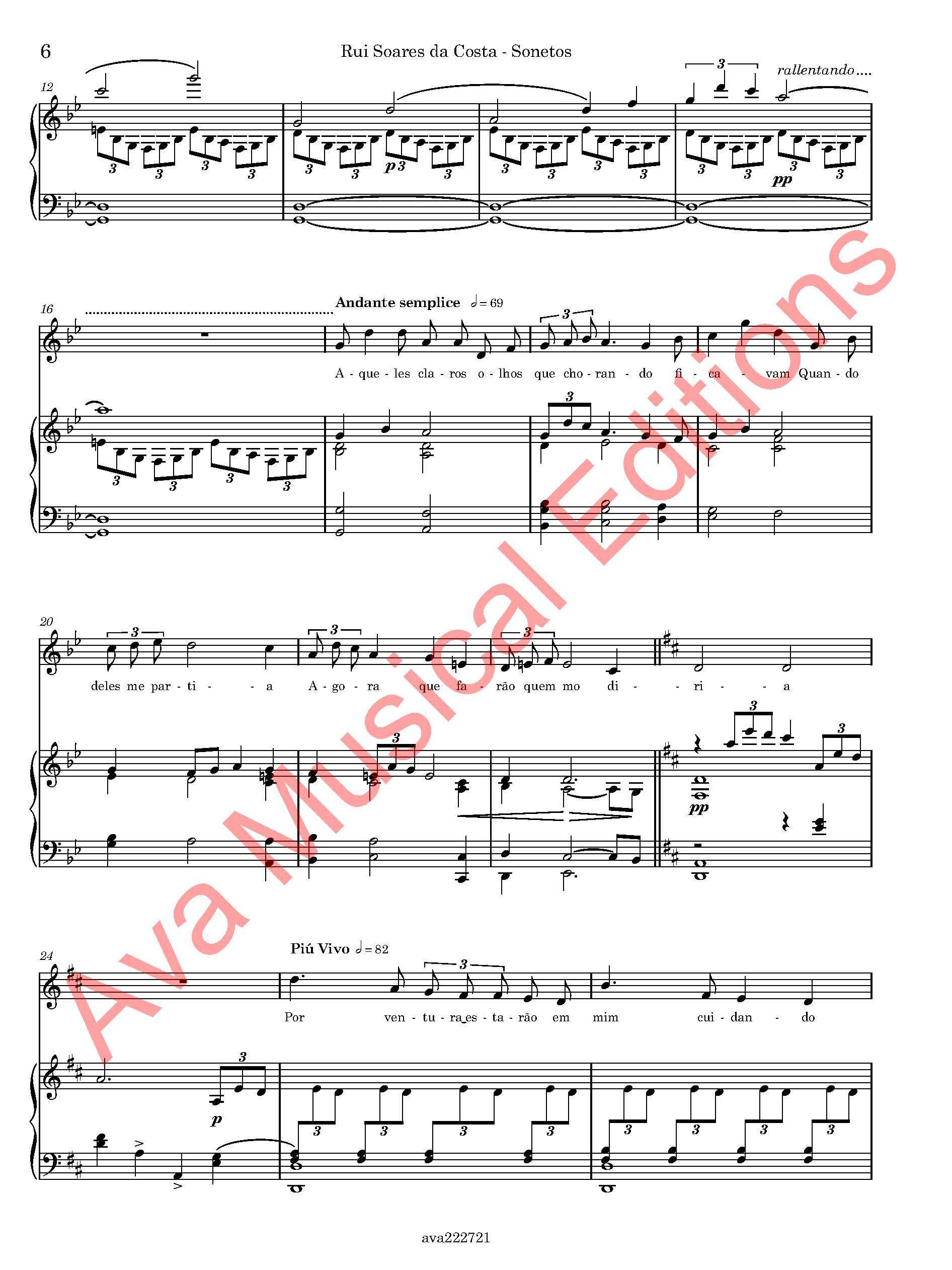 Sonetos de Luís Vaz de Camões para Voz e Piano - Image 3