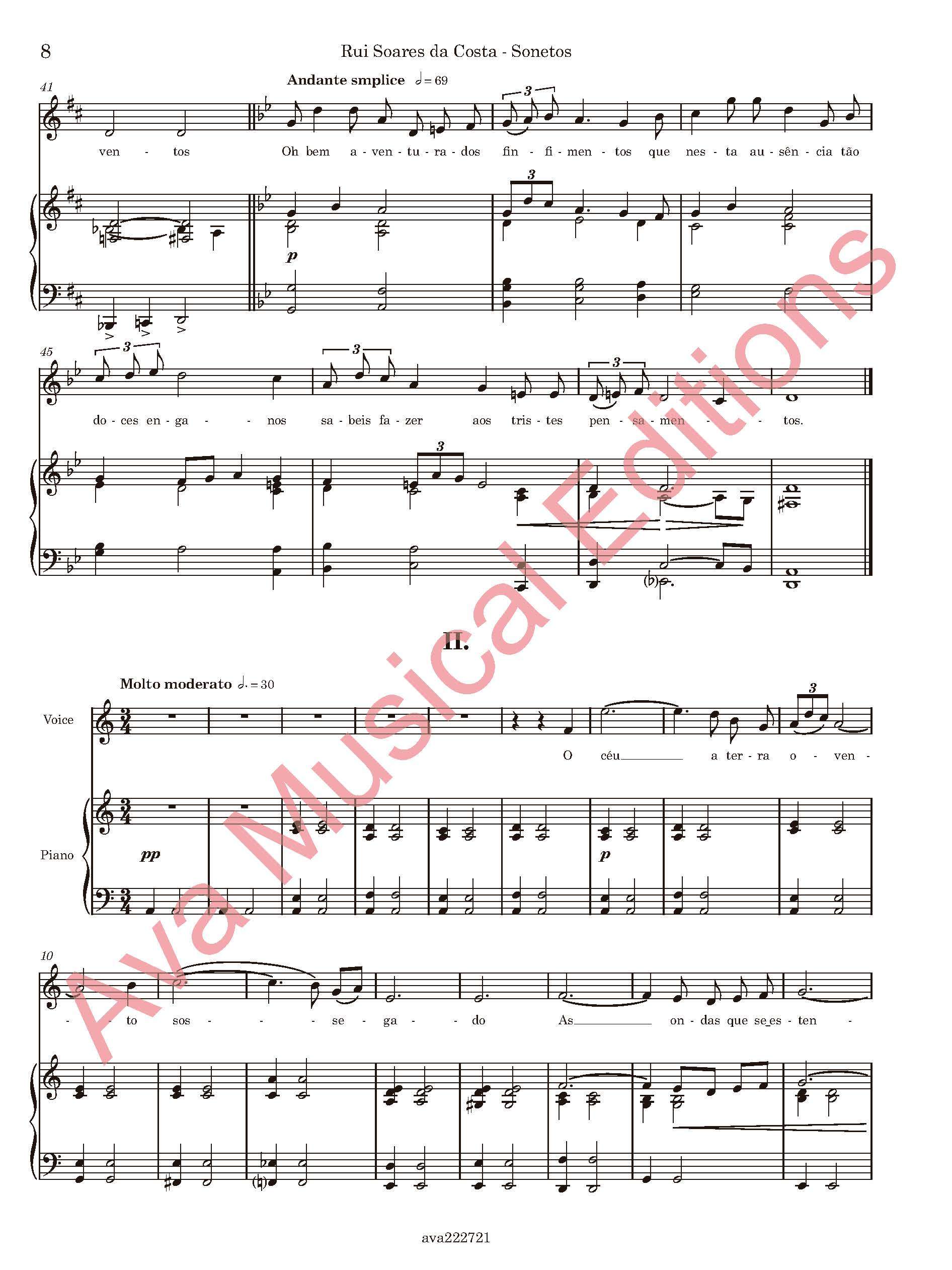 Sonetos de Luís Vaz de Camões para Voz e Piano - Image 4