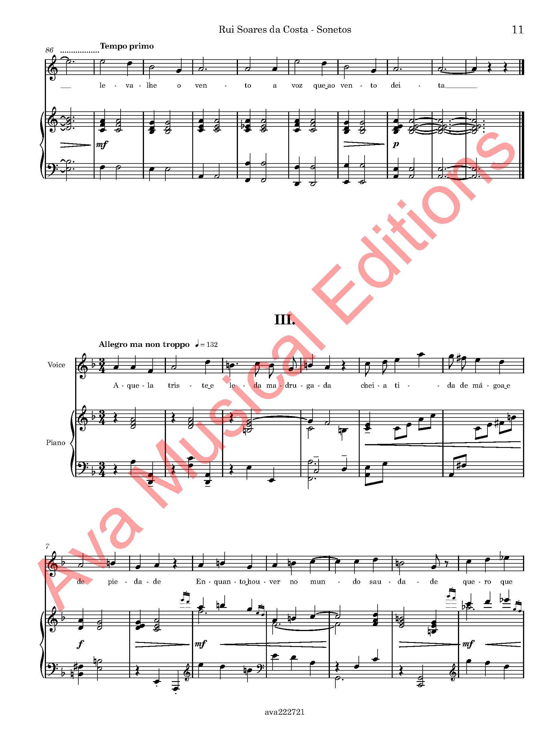 Sonetos de Luís Vaz de Camões para Voz e Piano - Image 5