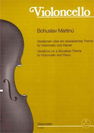 Variations on a Slovakian Theme for Violoncello and Piano