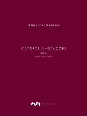 Catorze Anotações para Quarteto de Cordas, LG086