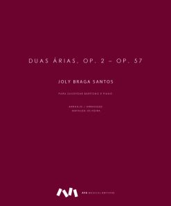 Duas Árias, Op. 2 e Op. 57 para Saxofone Barítono e Piano