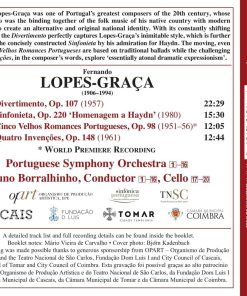 Alternative view of Lopes-Graça: Divertimento / Sinfonieta / Cinco Velhos Romances Portugueses / Quatro Invenções - CD