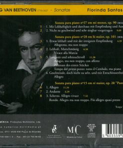 Alternative view of Ludwig van Beethoven – Sonatas / Florinda Santos - CD