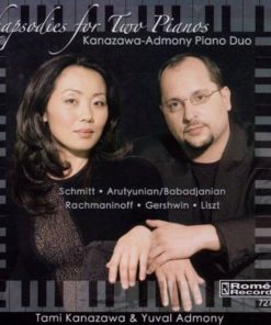 Rhapsodies for Two Pianos / Kanazawa-Admony Piano Duo - CD