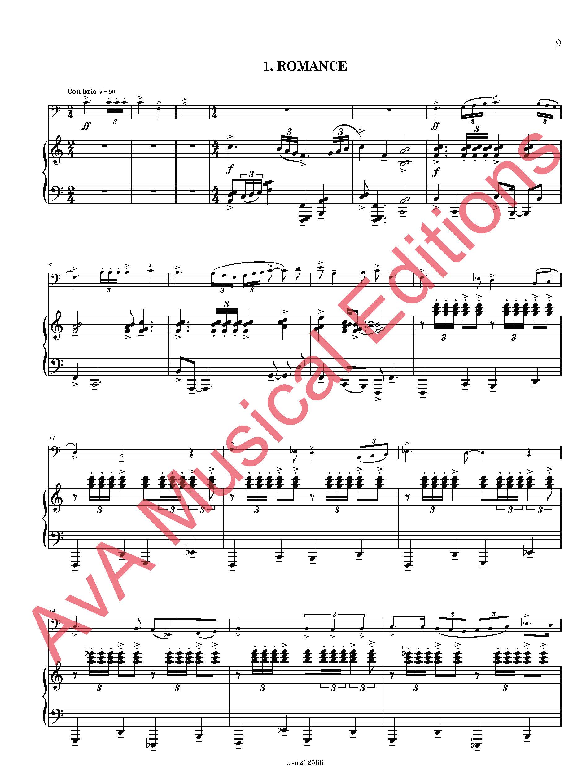 The Cliff Suite para Tuba e Piano - Image 3