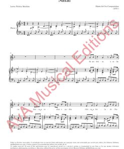 Alternative view of Natal para Voz e Piano
