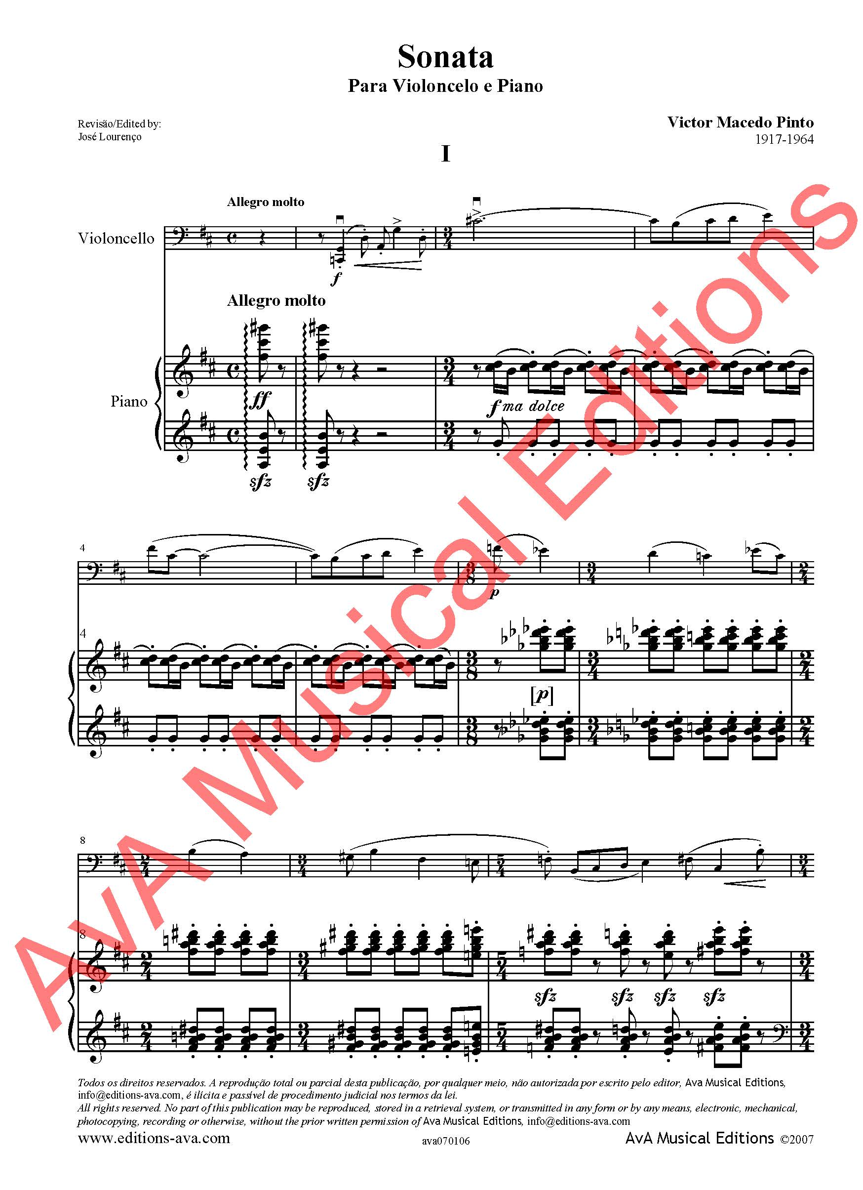 Sonata para Violoncelo e Piano - Image 4