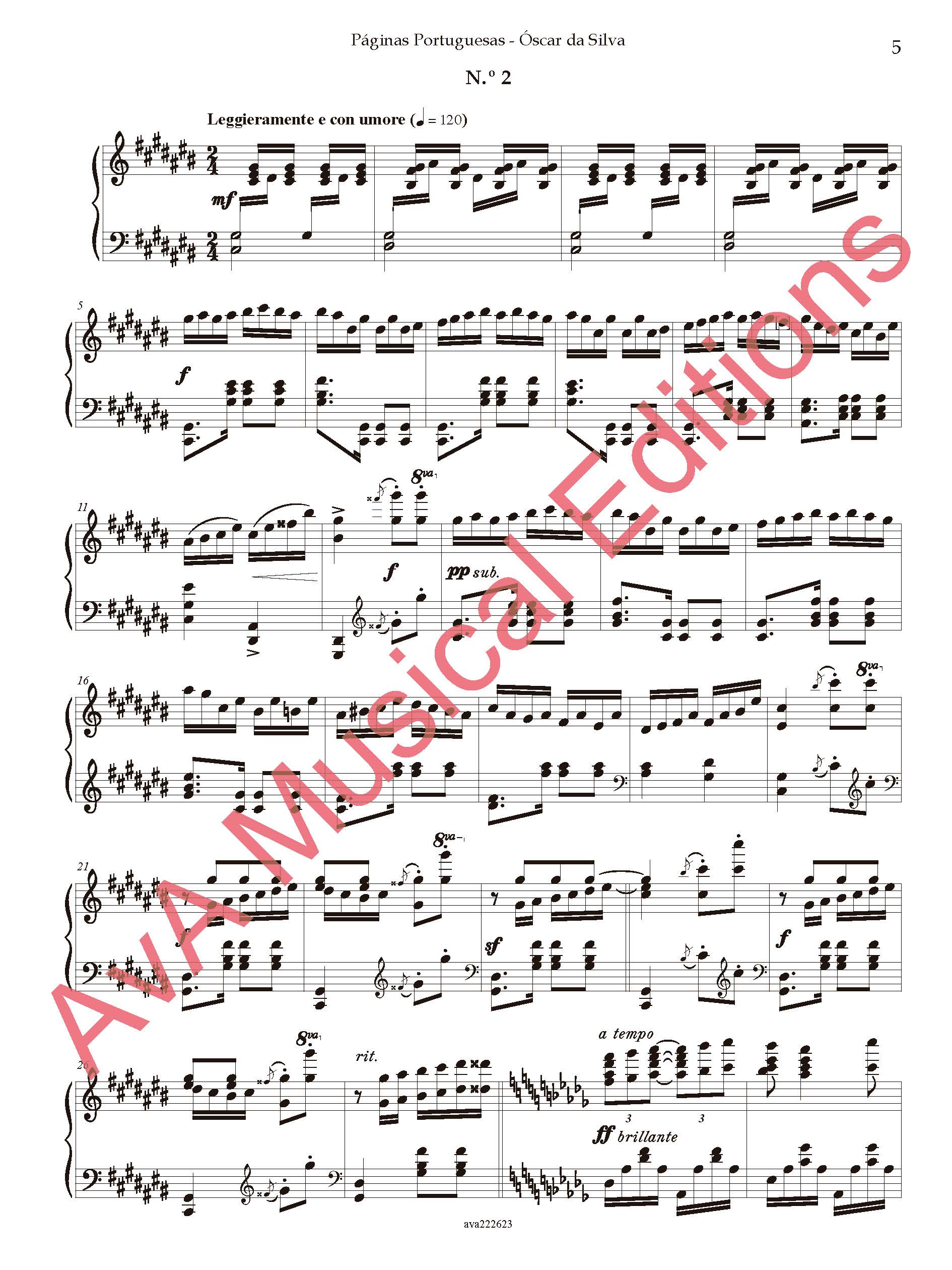 Páginas Portuguesas / Toadas e Danças - 2 Livros para Piano / 2 Books for Piano - Image 11