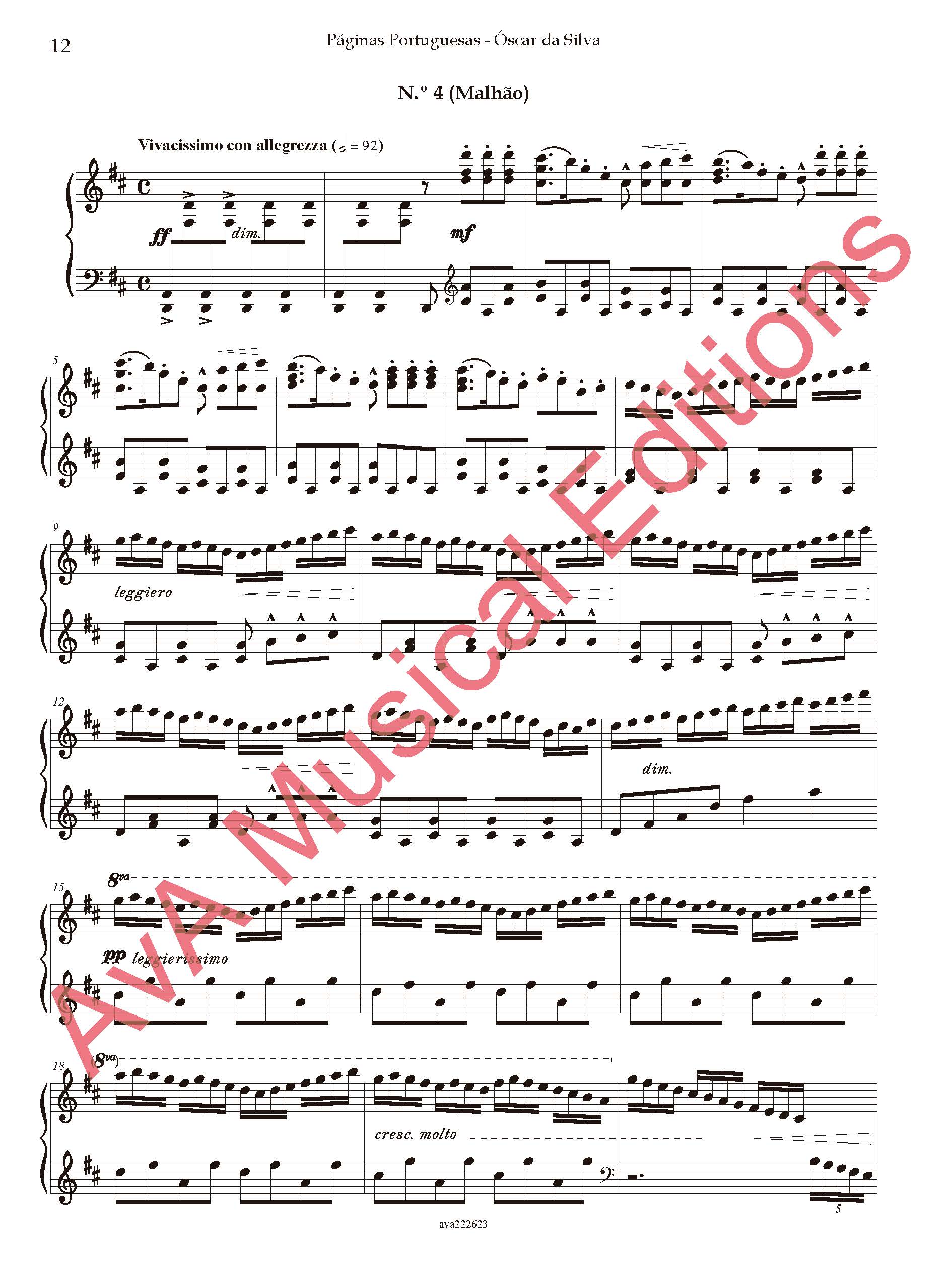 Páginas Portuguesas / Toadas e Danças - 2 Livros para Piano / 2 Books for Piano - Image 7