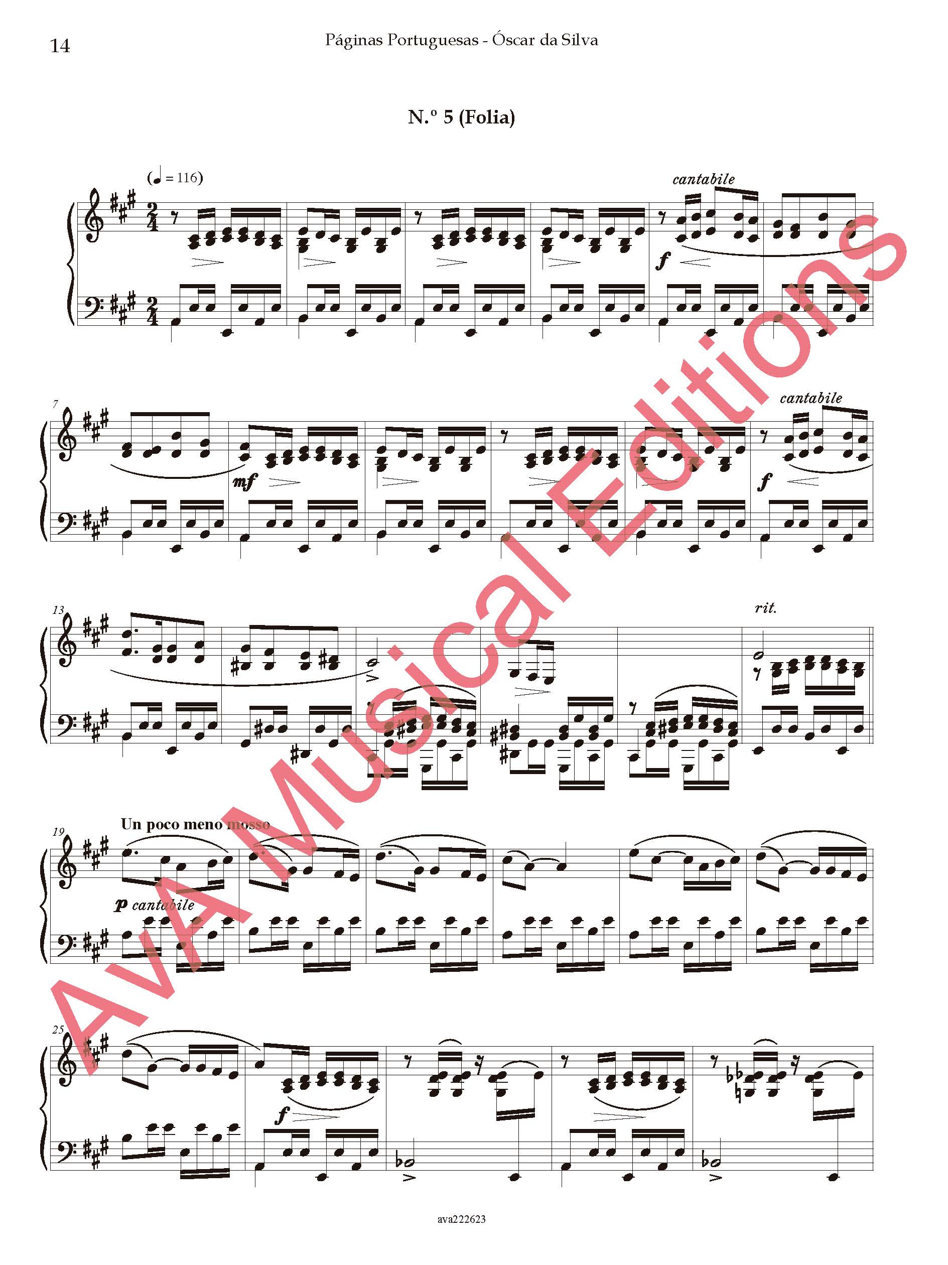 Páginas Portuguesas / Toadas e Danças - 2 Livros para Piano / 2 Books for Piano - Image 8