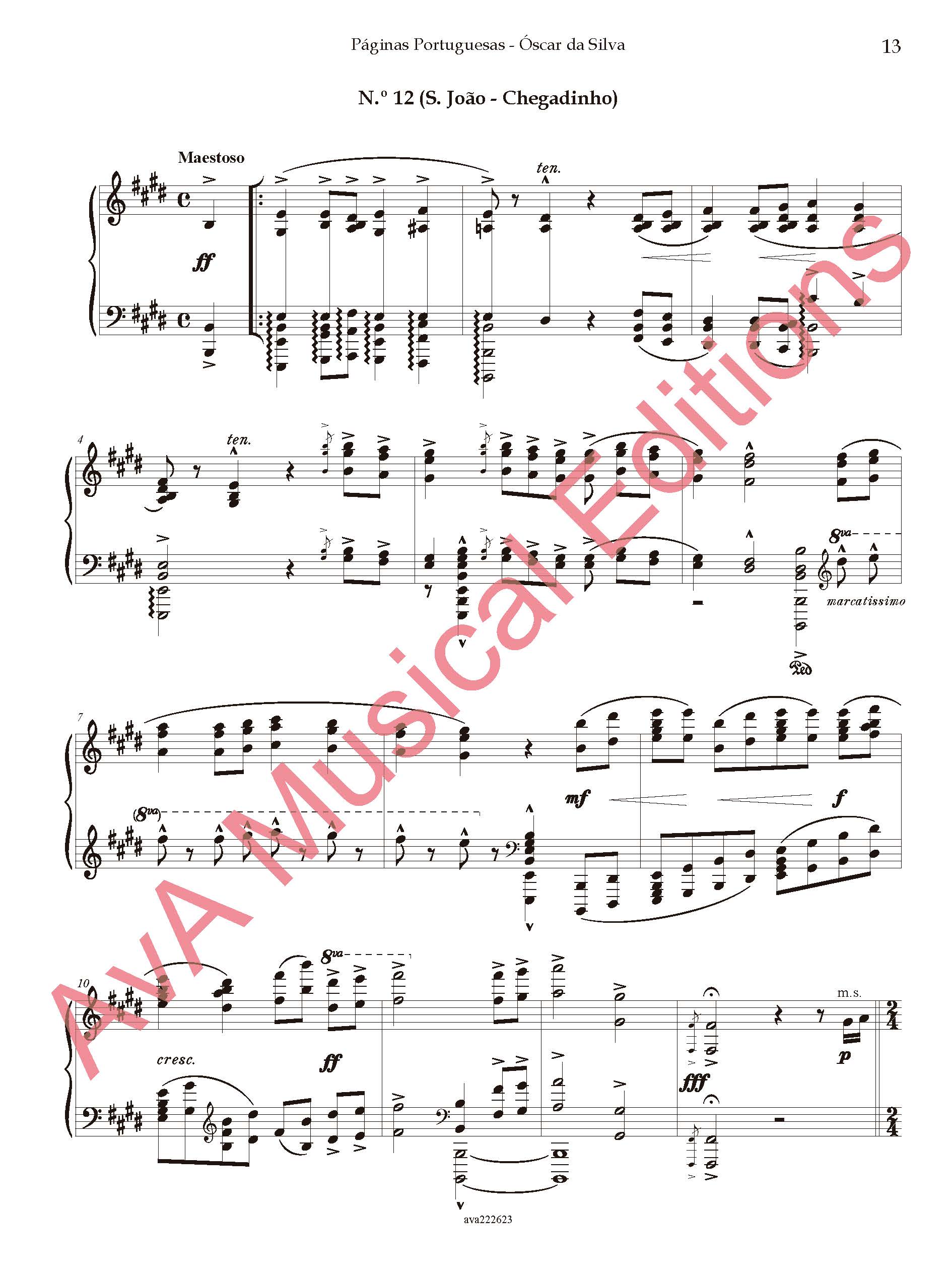 Páginas Portuguesas / Toadas e Danças - 2 Livros para Piano / 2 Books for Piano - Image 3