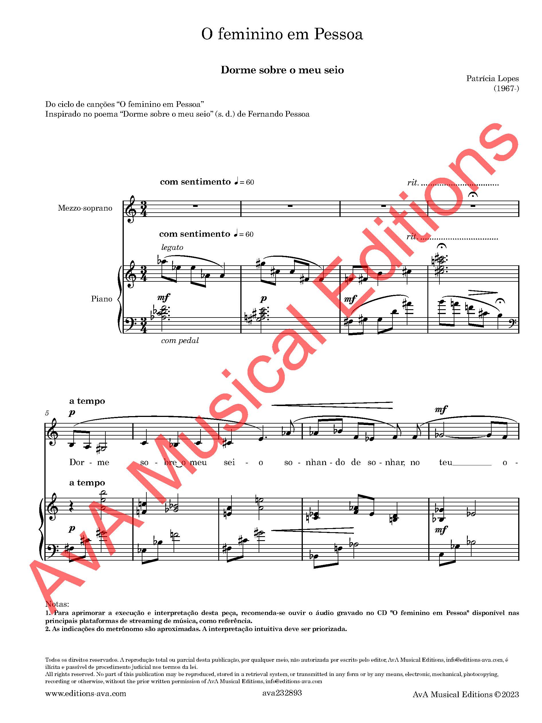 O feminino em Pessoa para Voz e Piano - Image 7