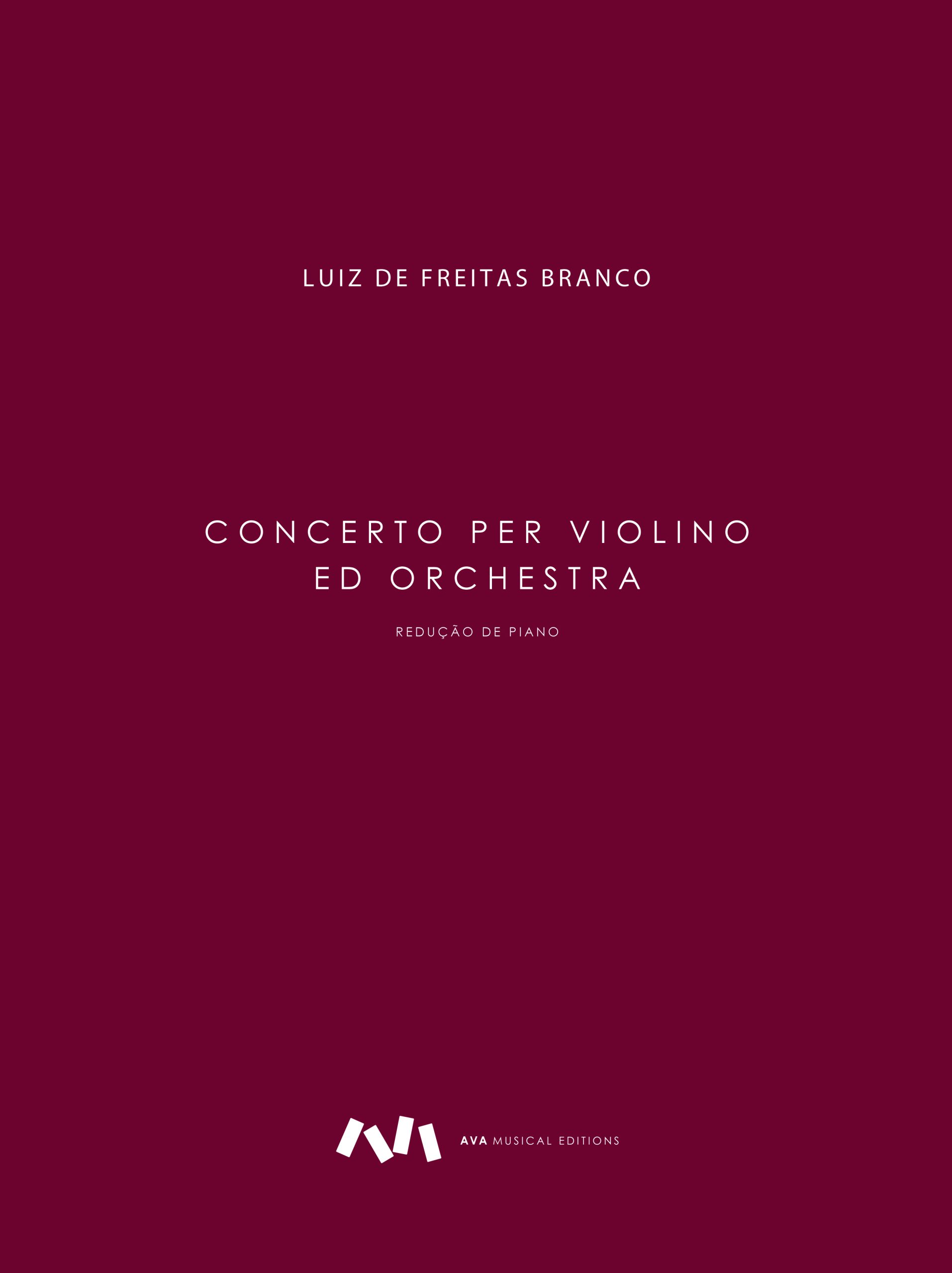 Concerto para Violino e Orquestra – Redução de Piano